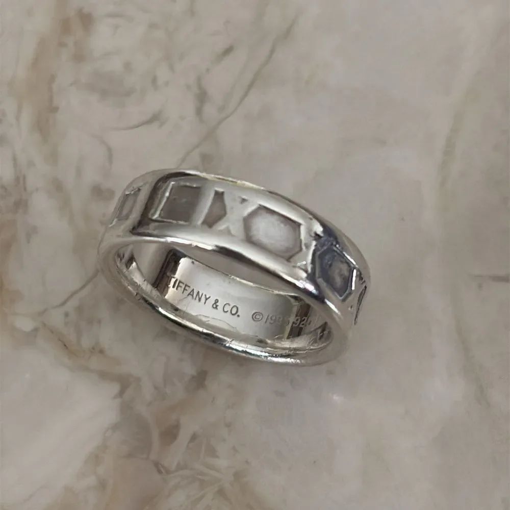 Tiffany & Co. Atlas 925 Sterling Silver Ring